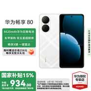 華為暢享80 6620mAh電池超能續(xù)航 雙五星超耐摔 新品華為手機(jī) 天際白 256GB全網(wǎng)通