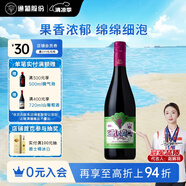 通化 1937 大爽口 甜型氣泡酒葡萄酒7%vol 紅酒 720ml 單瓶裝 果味葡萄酒