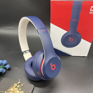 海外版Beats Solo3 Wireless頭戴式耳機(jī)無線藍(lán)牙魔音降噪運(yùn)動耳麥 學(xué)院藍(lán) Beats Solo3【海外版】