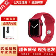 Apple WatchS7  蘋(píng)果手表   二手智能手表 二手手表 紅色【蜂窩版】 41mm 99成新