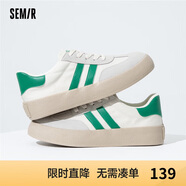 Semir德訓(xùn)鞋男鞋春秋季休閑鞋子板鞋運(yùn)動(dòng)鞋男SFYM233656 白綠 44