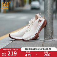 361度運(yùn)動(dòng)鞋男鞋赤焰4網(wǎng)面透氣跑鞋男輕便通勤減震專業(yè)跑步鞋 羽毛白/透明粉密網(wǎng)【女】 38