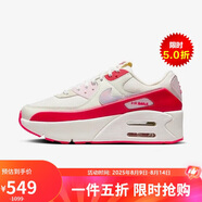 耐克（NIKE） 女子AIR MAX 90 LV8 SE厚底休閑鞋HF5073-133 白亮紅 37.5 