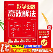 數(shù)學(xué)母題高效解法六年級 小升初必刷母題 圓柱圓錐應(yīng)用題 比例百分數(shù)強化 升學(xué)考試題庫 綜合復(fù)習(xí)寶典 思維拓展拔高題滿分學(xué)霸筆記