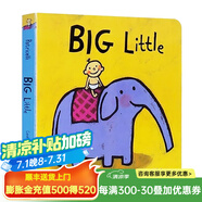 英文原版繪本 小毛孩系列一根毛小臟孩 Big Little/Potty  Leslie Patricelli 低幼兒童0-3歲紙板書 啟蒙認知行為習(xí)慣培養(yǎng)情緒管理 Big Little 大與小