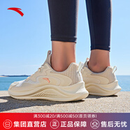 安踏（ANTA）漫步女鞋跑步鞋網(wǎng)面透氣輕便運動鞋慢跑鞋旅游 【網(wǎng)面透氣】燕麥白/淺煙灰-5 37.5 37.5(235)