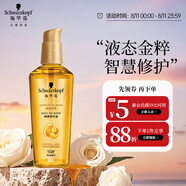 施華蔻（Schwarzkopf）金致潤養(yǎng)瞬柔精油75ml 修護受損 免洗滋養(yǎng) 改善毛躁分叉 亮澤順滑