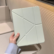 倪爾克iPad11保護(hù)殼3+Y型折疊2025新款iPadAir7/6保護(hù)套亞克力Pro11寸防彎帶筆槽蘋果第10/9代高透硬殼 嫩葉綠【3+Y型折疊】贈(zèng)鋼化膜+觸屏筆 iPad6/5/Air2/Air