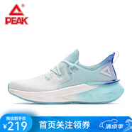 匹克態(tài)極跑鞋3.0男鞋運動鞋男減震耐磨透氣輕彈休閑跑步鞋子男 大白/冰蘭（男款） 43