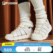 FILA FUSION斐樂潮牌女鞋復古籃球鞋冬季運動鞋
