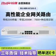 銳捷（Ruijie）企業(yè)網(wǎng)關(guān)路由器RG-NBR-N7205-E無公網(wǎng)IP異地組網(wǎng)SD-WAN 免費(fèi)監(jiān)控大屏 帶機(jī)500 帶寬2000M 多WAN口