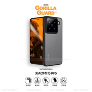 猩球衛士高級感膚感保護殼適用小米15Pro護甲手機殼全包硅膠手機套磨砂透明軟邊簡(jiǎn)約商務(wù)防摔外殼黑