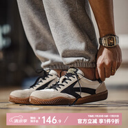 馬登工裝復(fù)古運(yùn)動鞋透氣休閑箭頭德訓(xùn)鞋男美式潮流阿甘板鞋百搭小白鞋 米白 【小眾不撞款/鞋子男夏季】 45 (275mm) 男碼-偏大一碼
