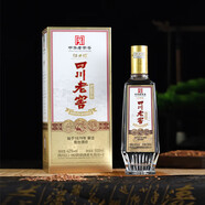 江口醇中華老字號(hào)四川老窖52度濃香型白酒光瓶口糧酒純糧釀造白酒 42度 500mL 1瓶 金色歲月