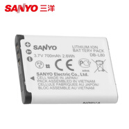 三洋（SANYO）原裝相機(jī)DMX-CG110 GH1 GH3 CG20 CG88攝像機(jī)DB-L80電池充電器 一塊電池 DB-L80