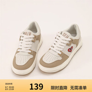 Semir官方正品女款板鞋時尚休閑鞋女鞋 SZY242021米咖色 35