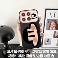 貓漫尖大嘴猴iqooz10turbo手機殼全包防摔iQOO Z10 Turbo Pro大視窗軟殼 大視窗-黑色[F315大嘴猴] vivo488