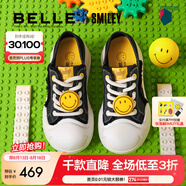 百麗（Belle）張凌赫推薦smiley聯(lián)名大玩家女25夏商場款厚底穆勒鞋3ZJB4BH5 黑色-男款 41 (255mm)