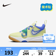 NIKE 耐克兒童籃球運(yùn)動(dòng)鞋TEAM HUSTLE D12魔術(shù)貼易穿脫男女童實(shí)戰(zhàn)球鞋 FN6677-300（HUSTLE D 11） 31 【建議腳長19cm】