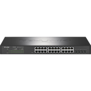 普聯(lián)（TP-LINK）24口千兆poe+4萬(wàn)兆SFP+口萬(wàn)兆上聯(lián)交換機 二層WEB網(wǎng)管企業(yè)級整機最大供電365W TL-SH2428PE