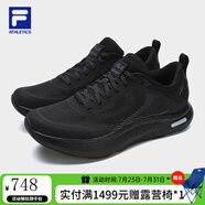 斐樂(lè)（FILA）官方男鞋NUVOLE JOG路跑鞋2025夏柔云健步鞋運(yùn)動(dòng)鞋 駿馬黑-BB 40