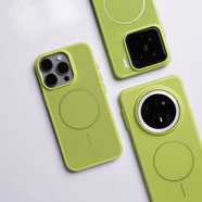 米弗希ins夏日多巴胺散熱適用蘋(píng)果16promax手機殼透氣iphone15pro新款14磁吸13男女12防摔11防指紋plus套 網(wǎng)格透氣【熒光綠】散熱防指紋-Magsafe磁吸 華為 Mate 60