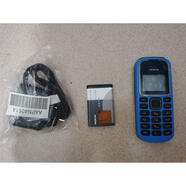 諾基亞1280原裝主板黑白屏直板按鍵學(xué)生老人工廠(chǎng)保密車(chē)間移動(dòng)手機 移動(dòng)版藍色1機+1電池+1線(xiàn)充