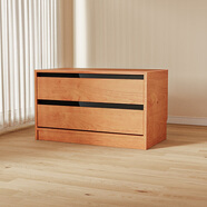 Sugar Swan糖天鵝德國實(shí)木組合電視柜落地客廳斗柜模塊柜儲物柜書(shū)柜收納柜 櫻桃木組合柜-雙抽柜