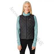 亞瑟士（asics）亞瑟士LNAGINO RUN PADDED GILET女背心緊身吸濕防運動(dòng)衣 2012D081-001 黑色 S