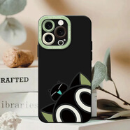 富樸可愛(ài)羅小黑手機殼適用iphone16蘋(píng)果14華為mate70榮耀gtpro小米15 貓眼黑硅膠殼羅小黑4+鋼化膜 iPhone14