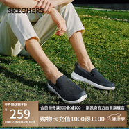 斯凱奇（Skechers）男鞋夏季透氣一腳蹬健步鞋軟底輕便休閑運(yùn)動(dòng)鞋216010
