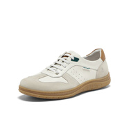暇步士（Hush Puppies）2025春新款百搭德訓(xùn)鞋男休閑鞋B5L20AM5 白色 39