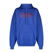 VETEMENTS男裝印花男士衛衣VETEMENTS PARIS抽繩兜帽服飾內衣日常休閑 藍色 均碼 |M