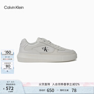 Calvin KleinJeans【七夕禮物明星同款】25春夏男士ck厚底運(yùn)動(dòng)鞋板鞋YM01327 0K4-月光白 41