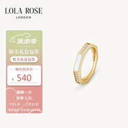 LOLA ROSE羅拉玫瑰八邊形戒指寶石簡(jiǎn)約節(jié)日禮物送女友生日禮物女
