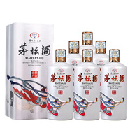 茅臺貴州茅臺集團 53度醬香型白酒 【喜酒】中秋送禮新老隨機發(fā) 53度 500mL 6瓶 茅壇盛世六合冰川銀