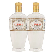 汾酒老酒 汾酒 竹葉青酒 45度 瓷瓶 375mL 2瓶 2014年