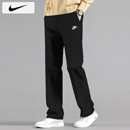 耐克（NIKE）褲子男士 25夏季新款運動褲針織直筒長褲棉質衛(wèi)褲舒適透氣休閑褲 全棉薄款/熱推/曬圖退5 L (175/80A)