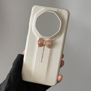 新款華為mate70rs非凡大師版水鉆蝴蝶結手機殼個(gè)性創(chuàng  )意領(lǐng)結軟邊防 皓白色+領(lǐng)結水鉆蝴蝶結 華為mate 70RS 非凡大師