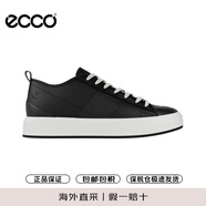 愛步（ECCO）休閑男鞋 潮流厚底舒適耐磨男鞋休閑鞋  856814 51052黑色  40