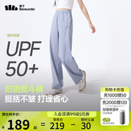 蕉下（beneunder）速干直筒褲女士運動(dòng)休閑長(cháng)褲子通勤冰絲防曬褲DS849 25春夏新款