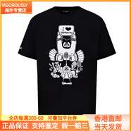 尤尼克斯（YONEX）尤尼克斯 YY 運(yùn)動(dòng)圓領(lǐng)簡(jiǎn)約短袖T恤 男女同款 黑 XL O