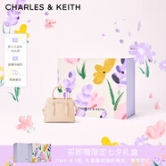 CHARLES&KEITH插帶兔耳托特包手提斜挎包婚包包女包生日七夕禮物CK2-50781362 Nude肉色 M