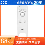 JJC 相機藍(lán)牙遙控器 快門線手柄 適用于索尼A1II A7C2 A7R5 A9M3 A7M3/4 ZV1II/F ZVE10II A6700黑卡7 藍(lán)牙遙控 替代RMT-P1BT 白色