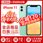 蘋果11 Apple iphone11 蘋果11二手 國行 雙卡雙待 全網(wǎng)通 二手蘋果手機 綠色 95新嚴選靚機 256G【更換電池100%+禮包】