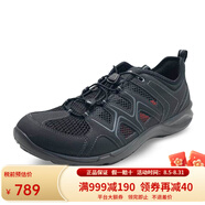 ECCO愛步男鞋戶外網(wǎng)孔透氣多功能運動鞋熱酷系列825774黑色保稅倉發(fā)貨 黑色-51052(保稅倉發(fā)) 44