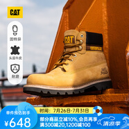 CAT卡特大黃靴馬丁靴男靴牛皮面固特異戶外工裝登山靴P725756O1EDC25 經(jīng)典款 42