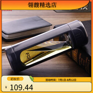 富光玻璃杯派克塑玻杯創(chuàng  )意杯子男女士商務(wù)水杯防漏過(guò)濾雙層泡茶杯 睿智灰320毫升