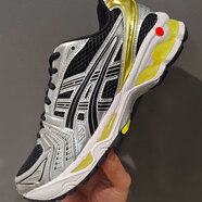 ASICS男鞋女鞋透氣耐磨GEL-KAYANO14運(yùn)動鞋跑步鞋1203A537-200 銀黑綠1203A537-001 現(xiàn)貨秒發(fā) 41.5 (260mm)