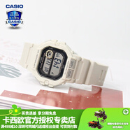 卡西歐（CASIO） 男表女表卡西歐手表男女情侶表學(xué)生時(shí)尚運(yùn)動(dòng)表太陽(yáng)能雙顯電子表 WS-1400H-8AVPF米白黑 10年電量